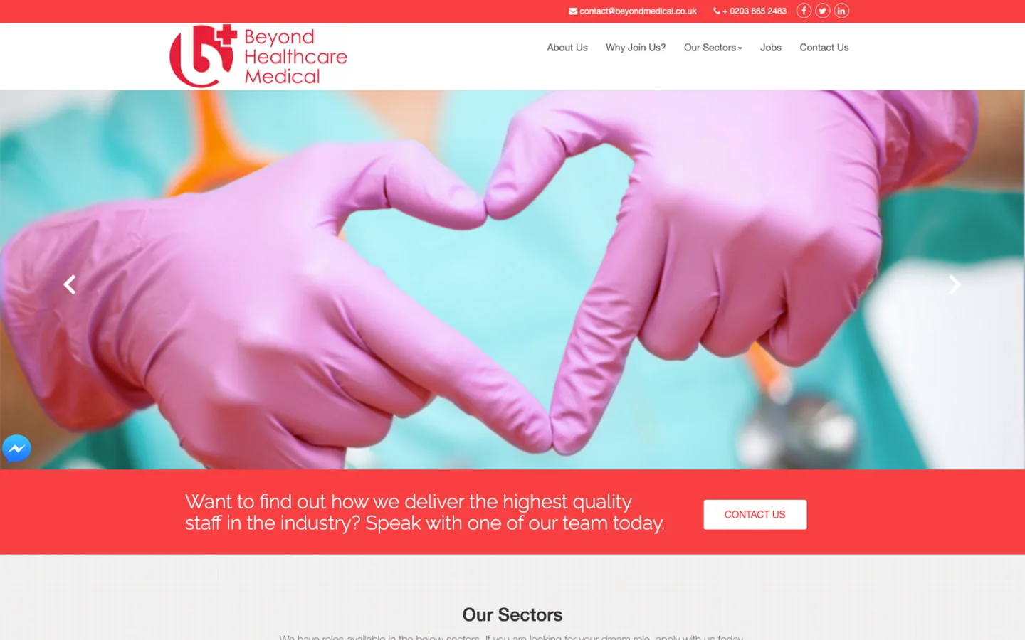 Beyond Healthcare Medical, previous website